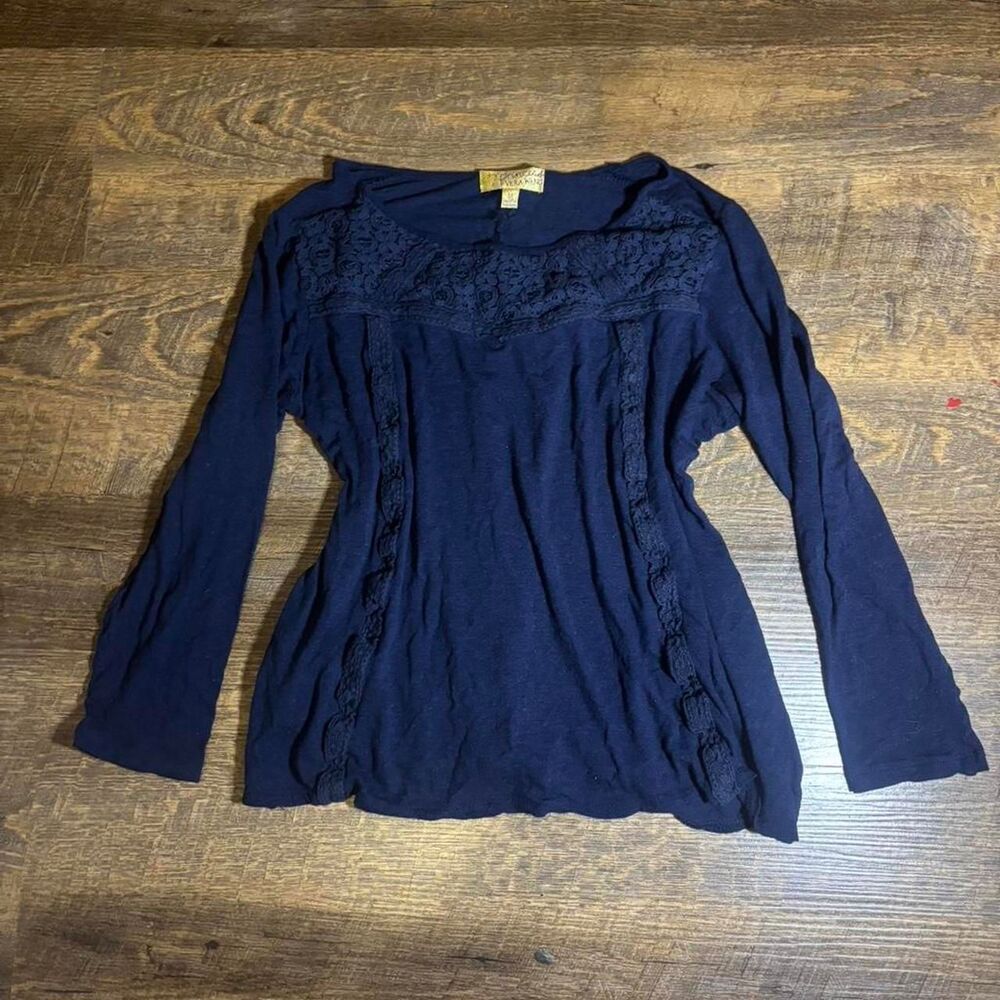 Vera-wang Women's Navy Blue Blouse
